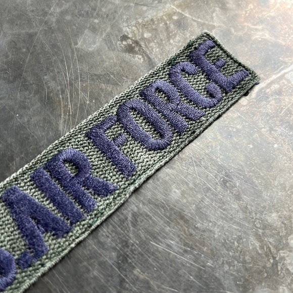 U.S. AIR FORCE embroidered tape patch - Vintage - Picture 4 of 10